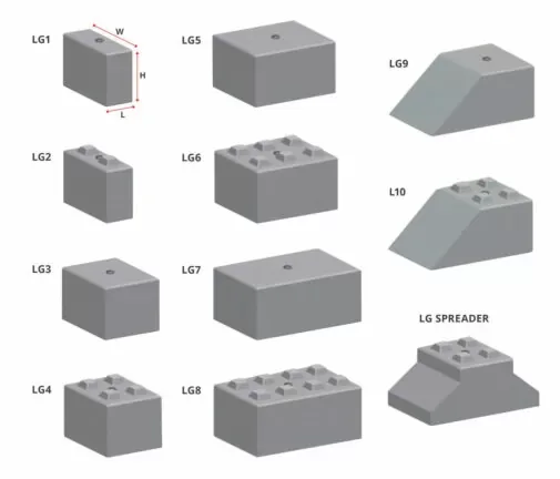 Legato Concrete Blocks